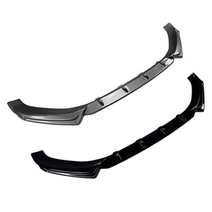 Amp-Z Front Splitter Carbon Fiber Texture Matte Finish For Audi Q5 FY Early S-Line 2018-2020 Car Body Kit - Product Image 5