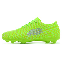 Chaussures de football unisexes pour jeunes à crampons en cristal, tige synthétique, semelle extérieure en caoutchouc, montantes, pour l'entraînement printemps-été-automne-hiver