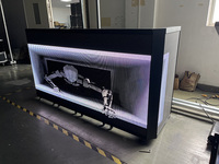 Mur vidéo LED extérieur P3.91 pliable 3mx1m, écran LED pour table de DJ, luminosité 4000, 1080P, idéal pour la publicité de mariage
