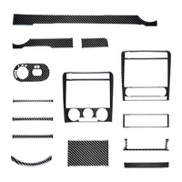 Pegatinas decorativas interiores de fibra de carbono 3D, accesorios de modificación interior de coche para SEAT Ibiza 2003-2008, calcomanías epoxi