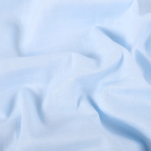 Combed Solid Color 1cm Large Grid Double-Layer Cotton Gauze, Soft Fabric for Baby Bibs & Sweat Towels - Product Image 2