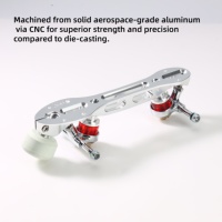 Haute Qualité CNC En Aluminium Plaques Patins à Roulettes Quad Vitesse Derby Châssis Super Patinage artistique Cadres