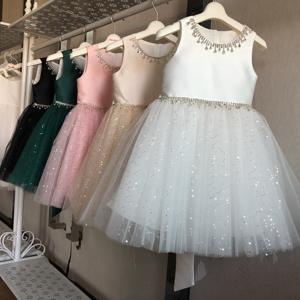 Vestido de Encaje para Niñas, Vestido de Princesa para Bautizo, Vestidos para Fiestas, Vestido de Cumpleaños para Bebés - Product Image 1