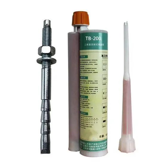 Chemical anchor epoxy adhesive chemical anchor bolt for fixing steel bar and bolt in concrete