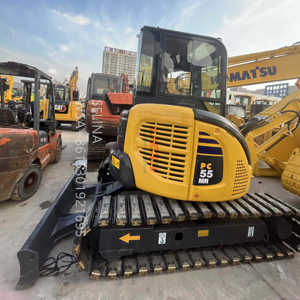 ใช้ Komatsu PC55MR รถตักตีนตะขาบขนาดเล็กส่วนประกอบหลักรวมมอเตอร์ - Product Image 1