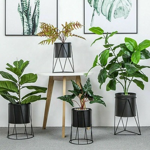 Soporte de Metal para plantas de jardín, soporte para macetas, jarrón de hierro - Product Image 2