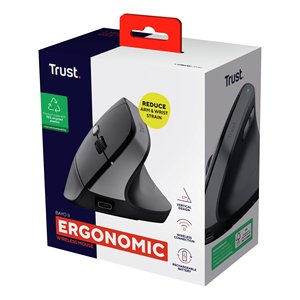 <b>Mouse</b> Consumer BAYO II Ergonomic Black 25145 - Product Image 2