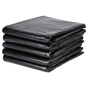 Vente en gros de sacs de réutilisation en PEHD PE-BD personnalisés 50 55 grand sac à ordures en plastique noir de 60 gallons sacs poubelle robustes - Product Image 3