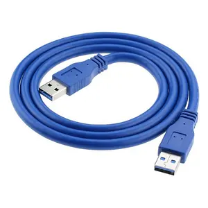 Hochwertiges 6-Fuß-USB-3. 0-Port-Kabel vom Typ A Stecker-Stecker-Festplatten-Datenkabel USB 3.0 Rig-Lade datenkabel