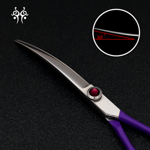 Vendita calda colorato toelettatura dritto e curvo forbici di bellezza forbici per cani per cani e <span class=keywords><strong>gatti</strong></span> toelettatori - Product Image 6