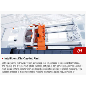 เครื่องหล่อแบบหล่อขึ้นรูปด้วยแรงดันสูง LK IMPRESS-PLUS ความดันหล่อ 95MPa สำหรับโลหะผสมอะลูมิเนียม ทองแดง ทองเหลือง และแมกนีเซียม - Product Image 2