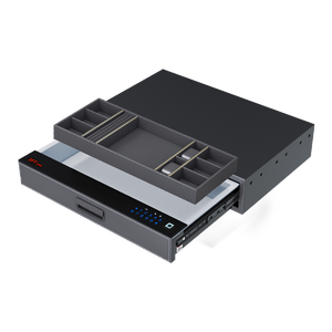 Scatola di sicurezza sicura per gioielli in pelle con blocco intelligente elettrico per cassetto per impronte digitali - Product Image 2