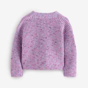 <span class=keywords><strong>Cardigan</strong></span> <span class=keywords><strong>in</strong></span> <span class=keywords><strong>cotone</strong></span> 100% ricamato con maglioni per ragazze rosa fragola - Product Image 2