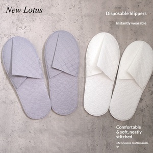 Chaussons jetables antidérapants et respirants pour <span class=keywords><strong>hôtel</strong></span>, moulage monobloc, écologiques et biodégradables - Product Image 2