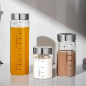 Bouteille d'eau de 500 ml à large ouverture, anti-fuite, personnalisée, en borosilicate résistant à la chaleur, design sportif, lavable au lave-vaisselle, gobelet à thé - Product Image 5