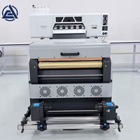 Printer Transfer Panas DTF A1 60cm All in One dengan Sistem Penggoyang Bubuk Otomatis dan Sistem Daur Ulang, Kompatibel dengan Print Head Baja/Stainless Steel