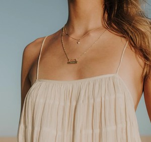 Truyền cảm hứng cho đồ trang sức thép không gỉ mạ vàng chữ ký thanh Vòng cổ trống Mặt dây chuyền vòng cổ tùy chỉnh tên đối với trang sức làm thiết kế - Product Image 6