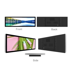 Samsung23.1inch Tamaño personalizado Pantalla <span class=keywords><strong>de</strong></span> tira interior Barra ultra ancha Pantalla <span class=keywords><strong>de</strong></span> panel LCD para estantes <span class=keywords><strong>de</strong></span> supermercado <span class=keywords><strong>Reproductor</strong></span> <span class=keywords><strong>de</strong></span> publicidad - Product Image 2