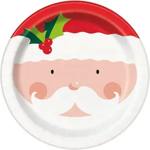 الشمال عيد الميلاد تصميم جمع مصنع مخصص نمط طبق عشاء الإبداعية الميلامين عيد الميلاد لوحات