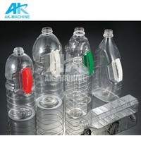 AK-32 Manuel D'eau Minérale Pour Animaux de compagnie En Plastique Bouteille Faisant La Machine Prix/Machine de Soufflage de bouteille