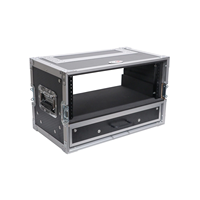 Flight case en aluminium avec support pour ordinateur portable, idéal pour DJ et transport sur route