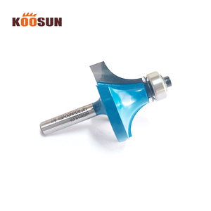 Koosun Houtbewerking <span class=keywords><strong>Router</strong></span> Bits 5 Stuk Tweesnijdende Sleuf Cutter Frees Trimmen Machine Schoonmaken Bodem Bit - Product Image 3