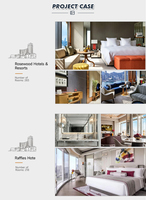 Ensemble complet de meubles de luxe pour chambres d'hôtel et suites