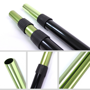 <strong>Anodized</strong> Green Cleaning Telescopic Pole <strong>Aluminium</strong> Multi-function Telescopic <strong>Rod</strong>