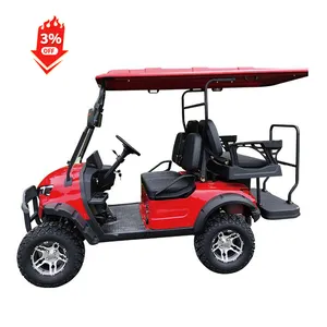 Hotel a buon mercato Golf Buggies cinese 2 posti 2 passeggeri 4 posti elettrico Golf Cart con motore a corrente alternata