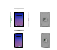 Tableta Android 8,1/11,0 con montaje de lector NFC frontal Tableta Android Interpad GSM de 10,1 pulgadas con cámara de enfoque automático y Puerto USB