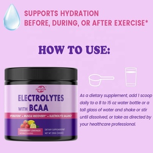 Private Label OEM BCAA Powder, 2:1:1 Branched Chain Amino Acids with Electrolytes Powder Hydration Powder Recovery Drink - Product Image 3