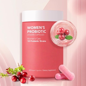 High Purity <b>Menopause</b> Probiotics Capsules for Women Cranberry D-Mannose Herbal Extract Promotes Digestive Health - Product Image 1
