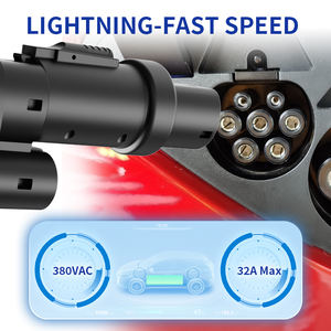 नया v चार्जर प्लग एडाप्टर 240v 32a एसी टाइप2 के लिए gbt सॉकेट 3 चरण - Product Image 3