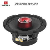 Haut-parleurs coaxiaux pour voiture HYANKA HCS9265 6,5 pouces, sensibilité 89 dB, 4Ω, 80 W RMS, haut-parleurs coaxiaux pour voiture 6,5 pouces