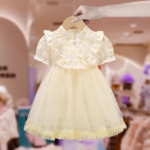 Nuevos <span class=keywords><strong>Vestidos</strong></span> De Verano Para Niñas 2025 Con Manga Corta En Varios Estilos De Princesa Enviados Al Azar Ropa Para Niños - Product Image 6