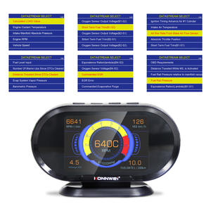 KW206 Escáner de Diagnóstico de Coche, Analizador de Motor ELM327 Eléctrico, Pantalla Frontal, ABS, 1 Año, Compatible con <span class=keywords><strong>Amazon</strong></span>, EBay, AliExpress, WISH - Product Image 1