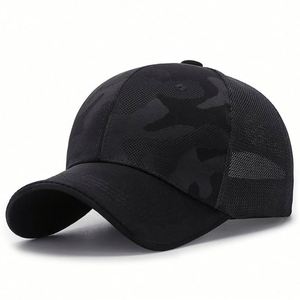 Casquette de baseball respirante en maille camouflage pour homme et femme, idéale pour l'été et les activités de plein air, style décontracté et protection solaire. - Product Image 3