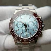 Reloj Mecánico de Lujo para Hombre, Diseño 2026, Movimiento 4130, Cronógrafo de Buceo, Resistente al Agua
