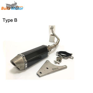 Échappement Slip-On Modifié 50 CC pour Scooter <span class=keywords><strong>Vespa</strong></span>/Piaggio 50 4T 2V Primavera Sprint, Système d'Échappement de Moto Silencieux - Product Image 6