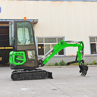 Mini-excavatrice sur chenilles Briggs & Stratton, 1,8 tonne, 2 tonnes, mini-pelle agricole, livraison gratuite, nouveau prix d'usine en Chine, vente