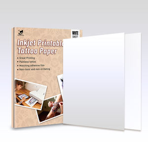 Carta per Tatuaggi Temporanei Stampabile a Getto d'Inchiostro, Fogli per Trasferimento ad Acqua, Sicura per Bambini e Adulti, Ideale per Feste, Workshop e Festival - Product Image 1