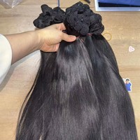 Extensions de cheveux humains bruts 100% naturels, bouclés birmanes 12A, ondulés naturels, provenant de fournisseurs de cheveux bruts vietnamiens et cambodgiens