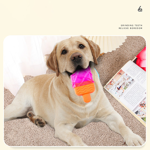 <span class=keywords><strong>Pet</strong></span> oyuncak yaz soğutma serisi gıcırtılı köpek oyuncak dondurma sopa şekli Bite dayanıklı Molar su enjeksiyon donma soğutma oyuncak - Product Image 3