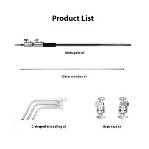 <span class=keywords><strong>Trépied</strong></span> en acier inoxydable robuste de 3,3 m, <span class=keywords><strong>trépied</strong></span> <span class=keywords><strong>girafe</strong></span>, <span class=keywords><strong>trépied</strong></span> de photographie pour studio vidéo et éclairage flash - Product Image 3