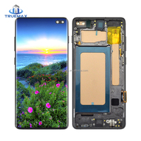 Écran LCD complet avec châssis pour Samsung Galaxy S10+ – Pièce de rechange, écran tactile et numériseur assemblés pour S10 Plus