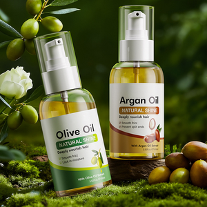 Aceite de Oliva para el Cabello al por Mayor, Nutritivo, Reparador, Anti-Frizz, Tratamiento para Cabello Dañado, Cuidado del Cuero Cabelludo, Brillo y Suavidad - Product Image 1