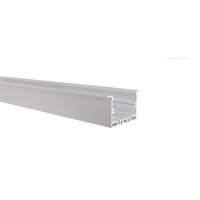 Profil architectural linéaire à flasque et enfoncé de profil en aluminium de LED pour la LED allumant 65*35mm