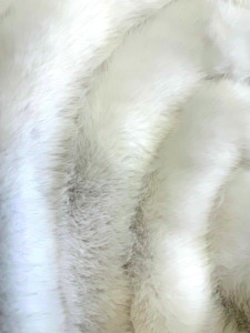 Extra Long Faux Fox <strong>Fur</strong> Coat <strong>White</strong> Saga <strong>Furs</strong> Train Evening <strong>Dress</strong> for Perform Evening Gown - Product Image 5