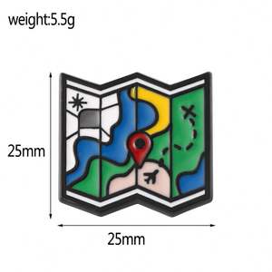 Nuevo diseñador de fábrica, barato, personalizado, Arco Iris, mapa, último para siempre, alfileres esmaltados, sombrero, <span class=keywords><strong>ropa</strong></span>, broche de solapa, venta al <span class=keywords><strong>por</strong></span> mayor - Product Image 5