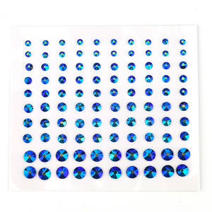 Accessoire <span class=keywords><strong>de</strong></span> tatouage temporaire pour festival, bijoux <span class=keywords><strong>de</strong></span> visage en strass pour fête - Product Image 3